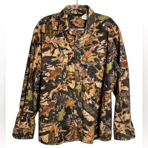 Liberty Rugged Flex Mossy Oak Dark Camo Button Up X Large Chest 46-48